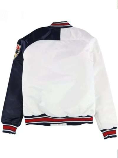 Florida Panthers Team White Varsity Jacket