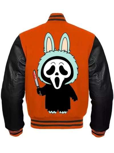 Labubu Ghostface Varsity Jacket