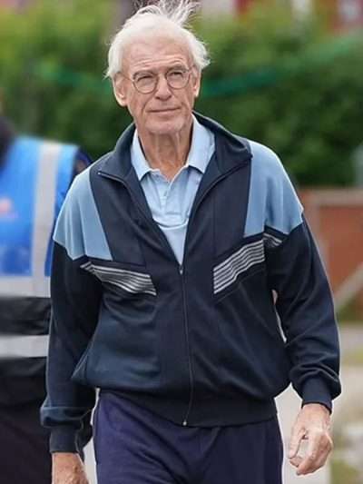 Pierce Brosnan Giant Blue Track Jacket