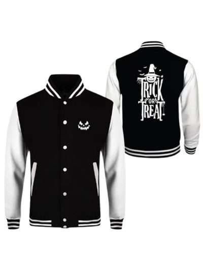 Halloween Trick or Treat Varsity Jacket
