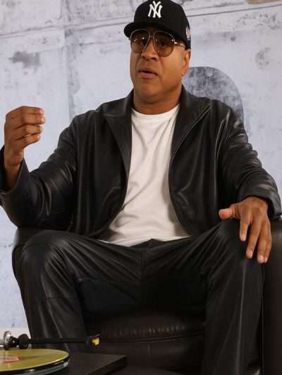 Hip Hop Was Born Here 2025 LL Cool J Black Leather Jacket