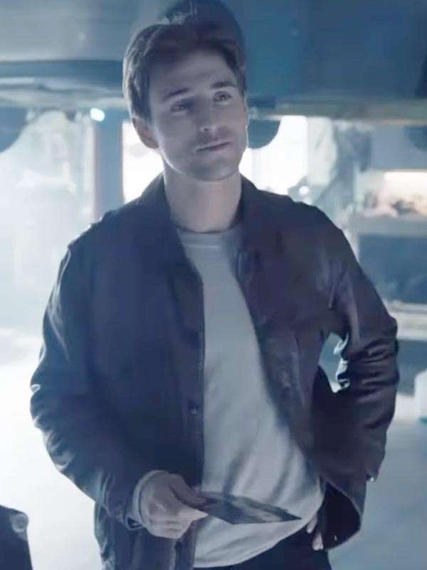 Movie If I Run 2025 Evan Roderick Leather Jacket