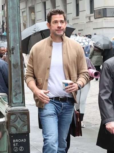 Jack Ryan Movie Beige Wool Jacket