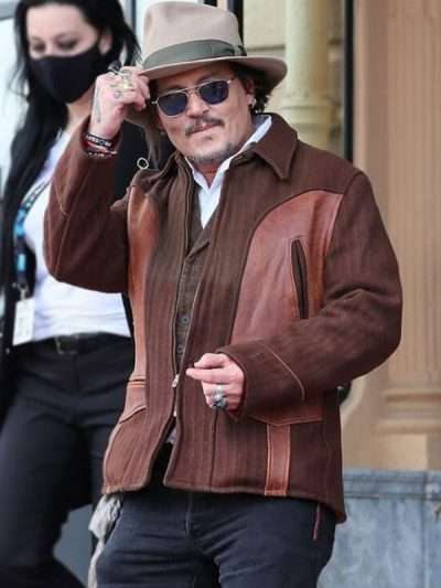 Johnny Depp Brown Jacket