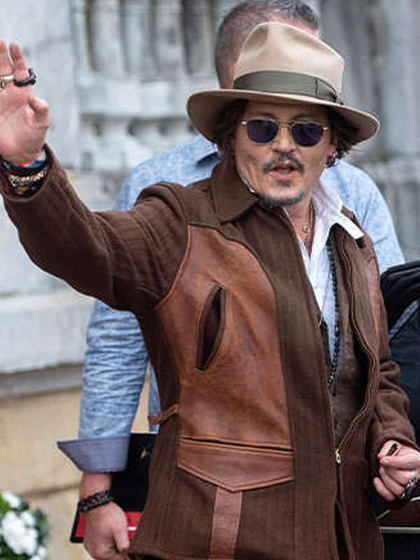 Johnny Depp San Sebastián Film Festival Brown Jacket
