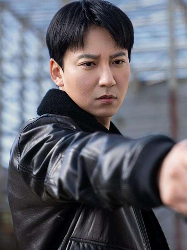 Kim Nam-gil Trigger Black Leather Jacket