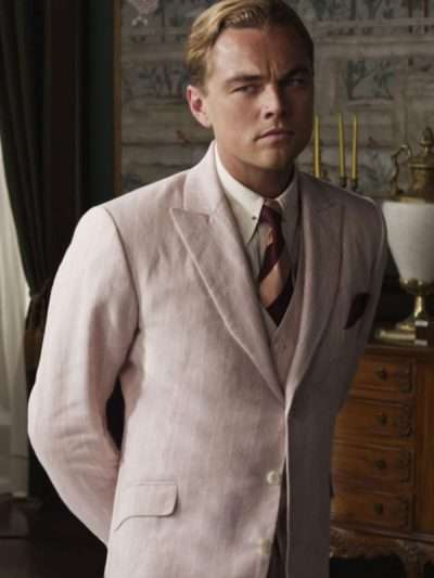 Leonardo Dicaprio The Great Gatsby Pink Suit