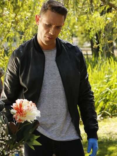 TV Series Lucifer Dan Black Bomber Leather Jacket