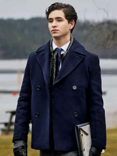 Young Royals 2025 August Blue Wool Peacoat