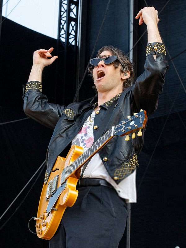 Mark Foster Lollapalooza Chicago Black Leather Jacket