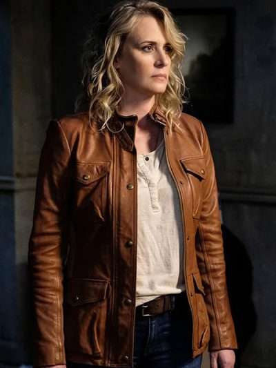 Supernatural S14 Samantha Smith Brown Jacket