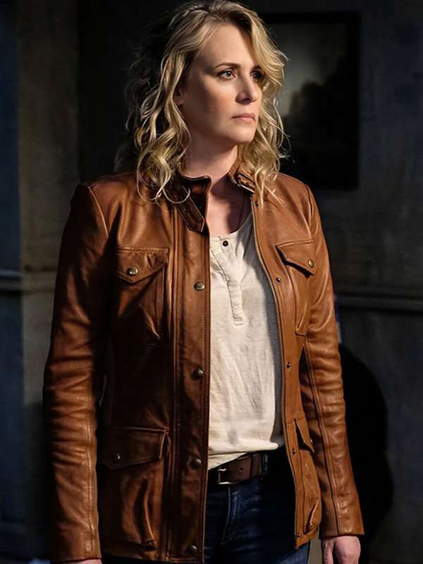 Supernatural S14 Samantha Smith Brown Jacket