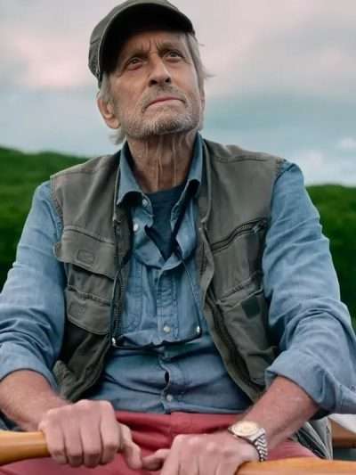 Looking Through Water Michael Douglas Green Vest
