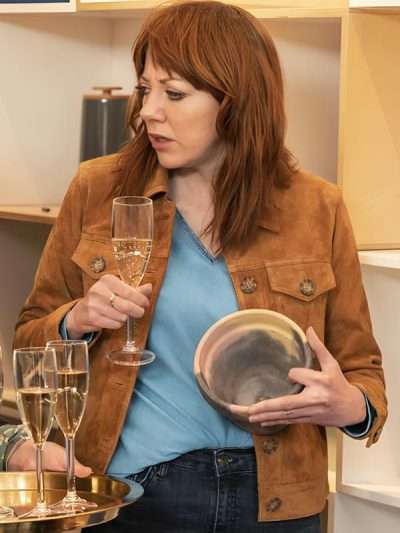 TV Series Motherland Liz Brown Suede Leather Jacket