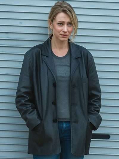 Imogen Poots All of You 2025 Laura Black Coat