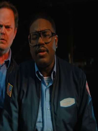 Lil Rel Howery Code 3 Blue Bomber Jacket