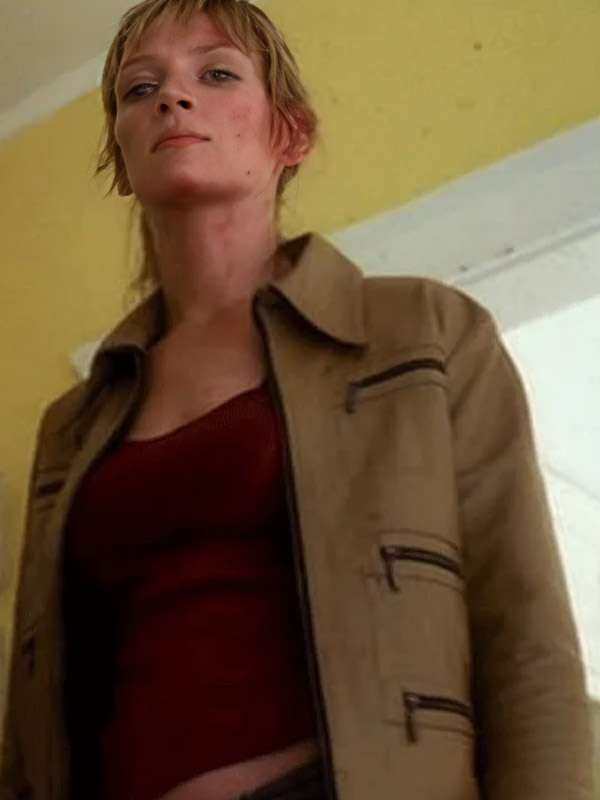 Kill Bill Vol. 1 Uma Thurman Brown Jacket