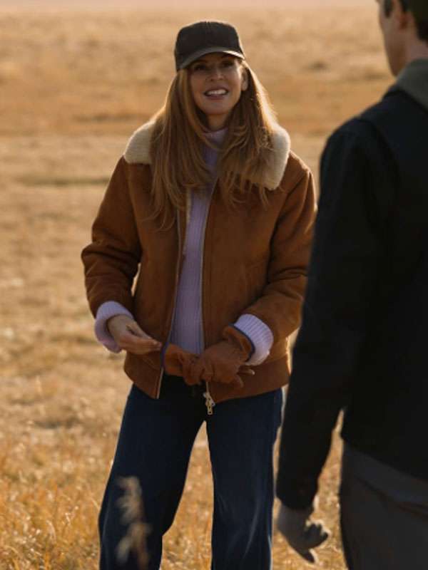 My Life With The Walter Boys S02 Katherine Suede Leather Jacket