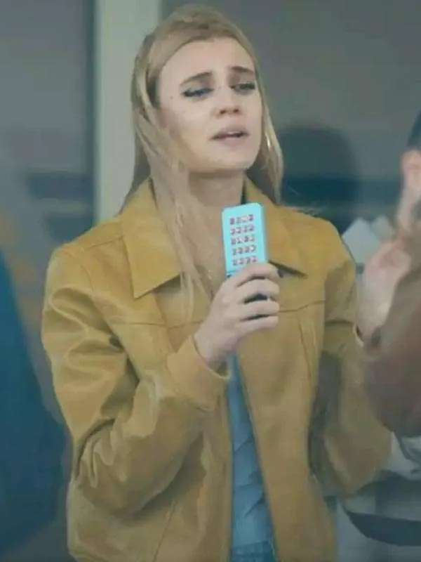 Clara Galle Olympo 2025 Yellow Leather Jacket