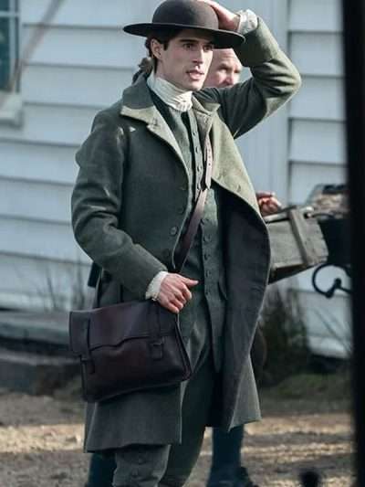 Outlander S07 Denzell Hunter Green Wool Coat