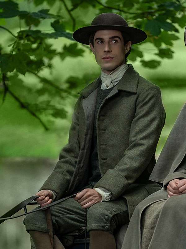 Outlander S07 Denzell Hunter Wool Coat
