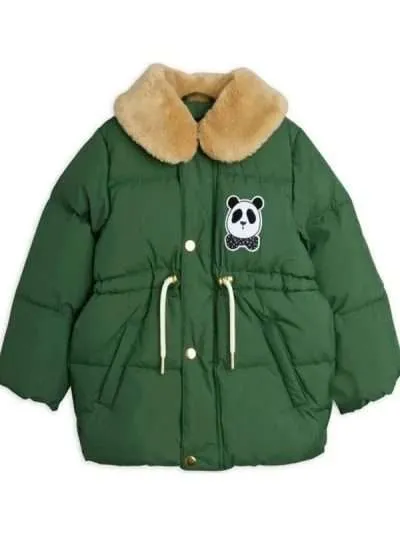 Buy Panda Patch Green Puffer Jacket