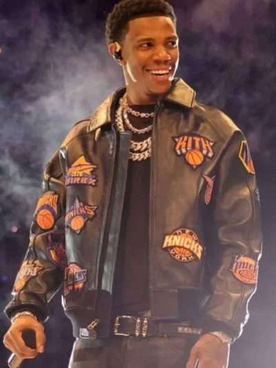 A Boogie Wit da Hoodie NBA Playoffs Leather Jacket