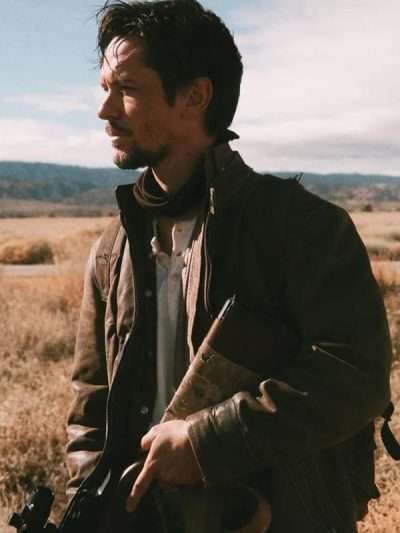 Red Plague 2025 Chad Sellers Brown Leather Jacket
