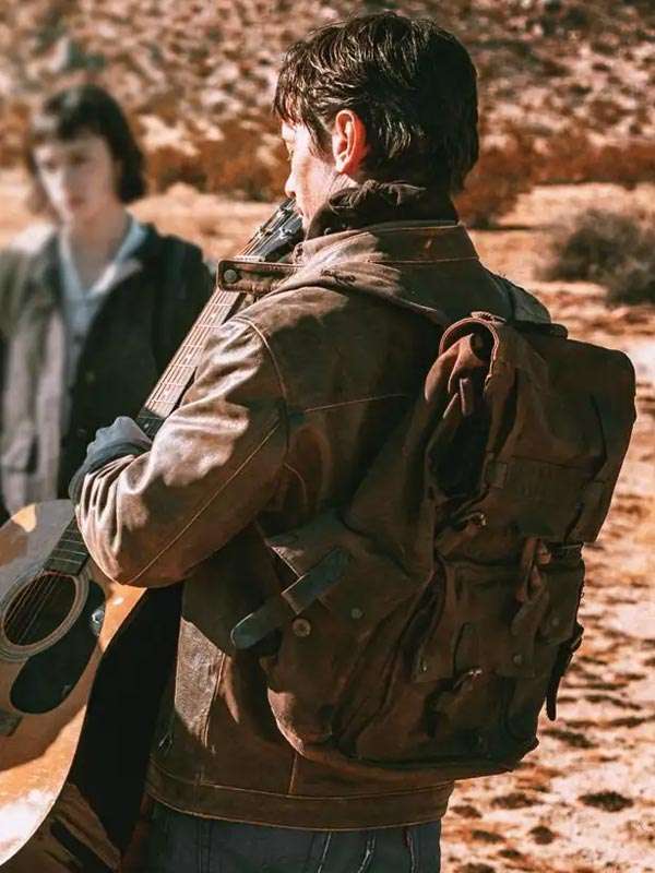 Chad Sellers Red Plague Brown Leather Jacket