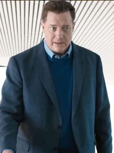 Rental Family Brendan Fraser Blue Blazer