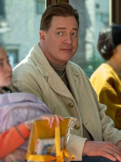 Rental Family Brendan Fraser Corduroy Coat