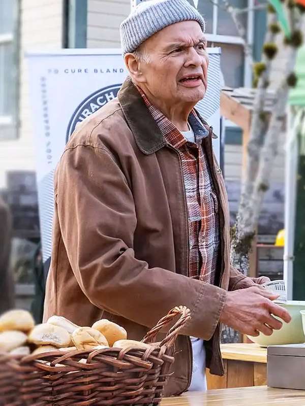 Resident Alien 2025 Gary Farmer Brown Cotton Jacket