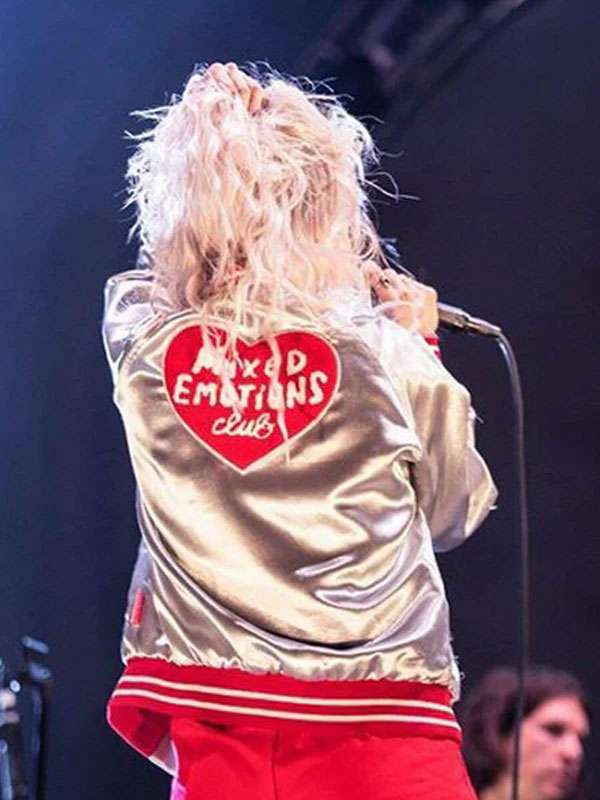 Riot Fest Music Festival Hayley Williams Satin Bomber Jacket