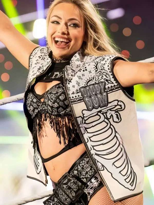 Liv Morgan Daddy Dom White Vest
