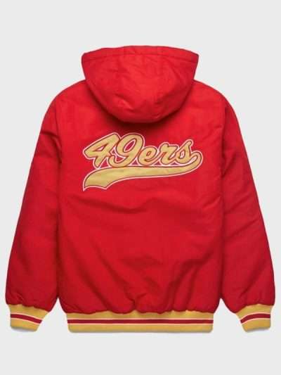 Starter SF 49ers Red Parka Hooded Jacket