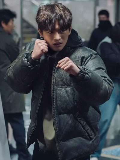 Twelve 2025 Seo In-guk Black Puffer Jacket
