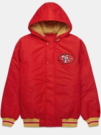 San Francisco 49ers Red Hooded Jacket