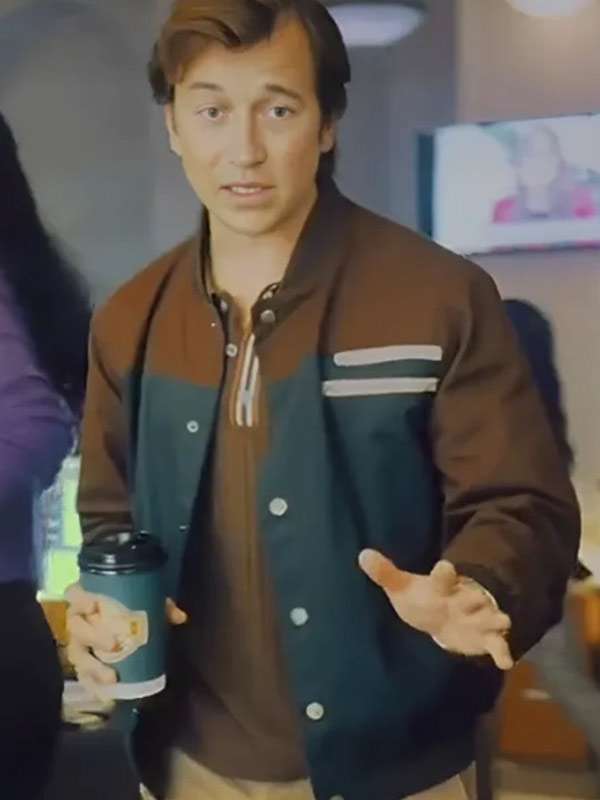 Superman 2025 Skyler Gisondo Bomber Jacket