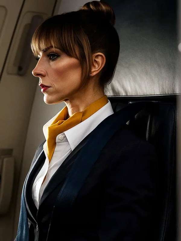 Katherine Kelly In Flight S01 Black Blazer