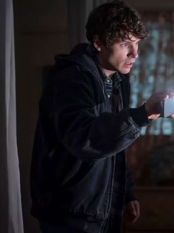 Talamasca The Secret Order 2025 Guy Anatole Black Denim Hooded Jacket