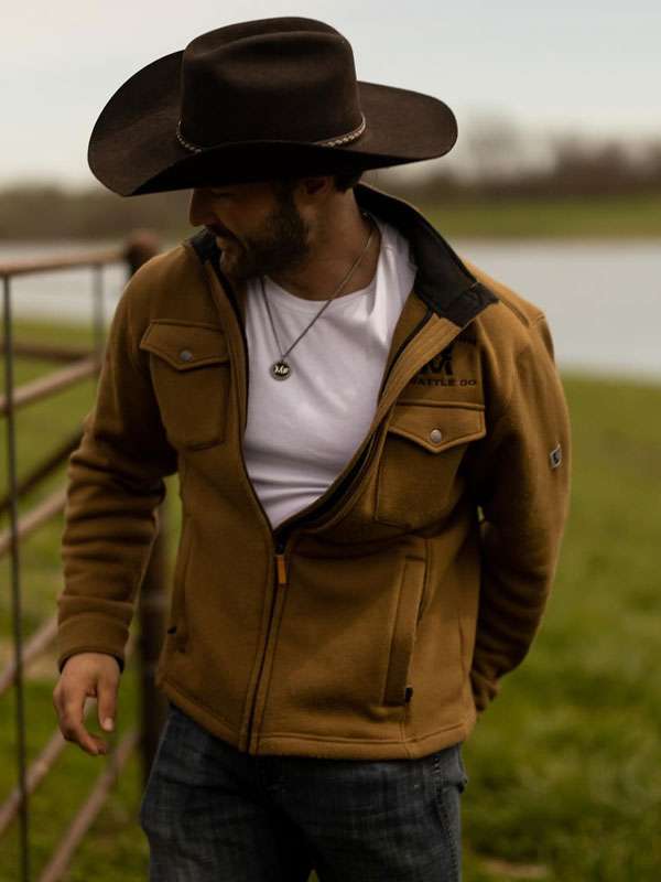 Steven McBee Jr. The McBee Dynasty Brown Wool Jacket