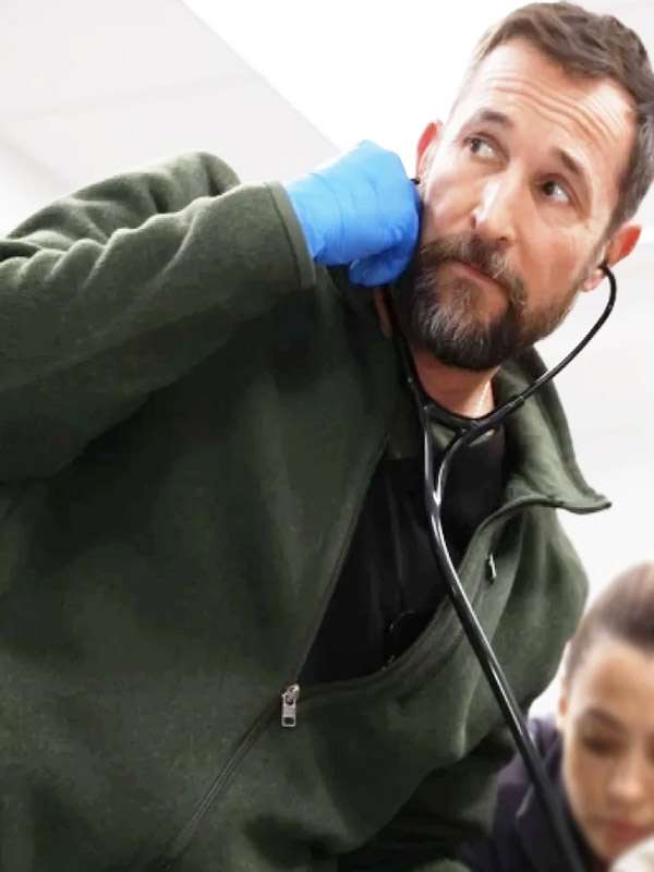The Pitt S02 Noah Wyle Green Jacket