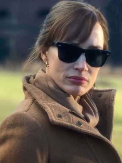 The Savant 2025 Jessica Chastain Wool Coat