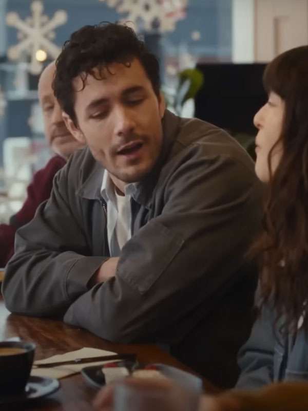 The Threesome Jonah Hauer-King Grey Cotton Jacket