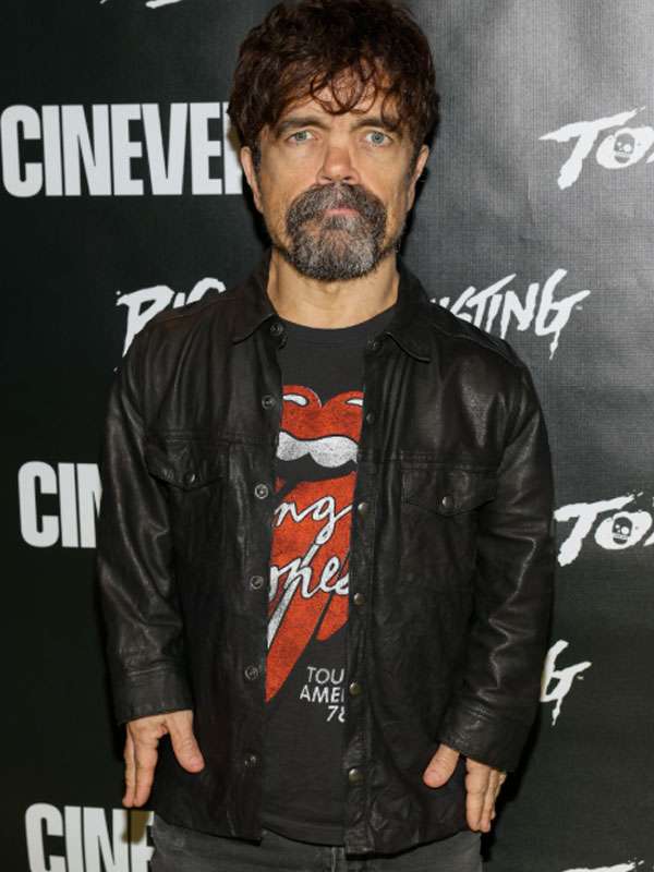 Peter Dinklage The Thicket 2024 Leather Coat