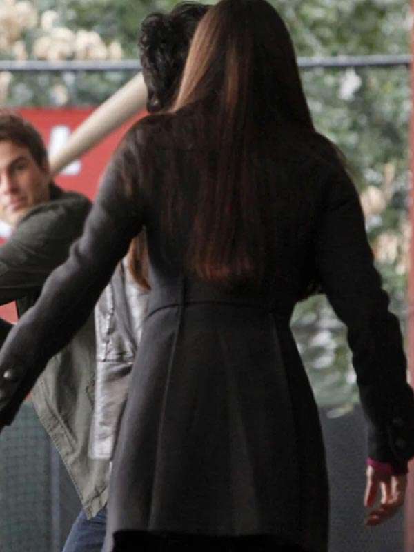 Elena Gilbert The Vampire Diaries Black Wool Coat