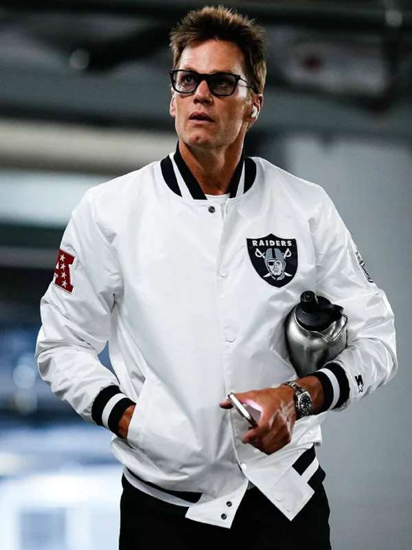 Tom Brady Raiders Varsity Jacket