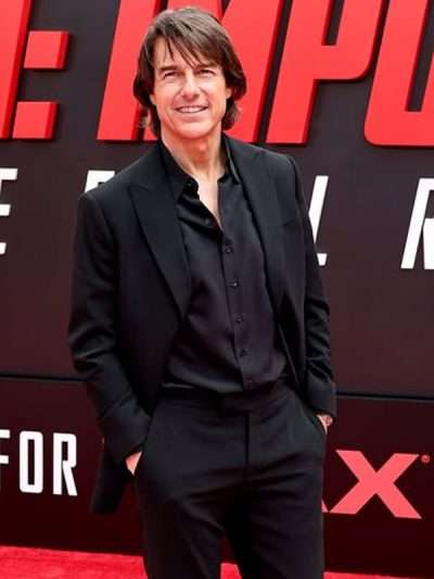 Tom Cruise Mission Impossible Premiere Black Suit