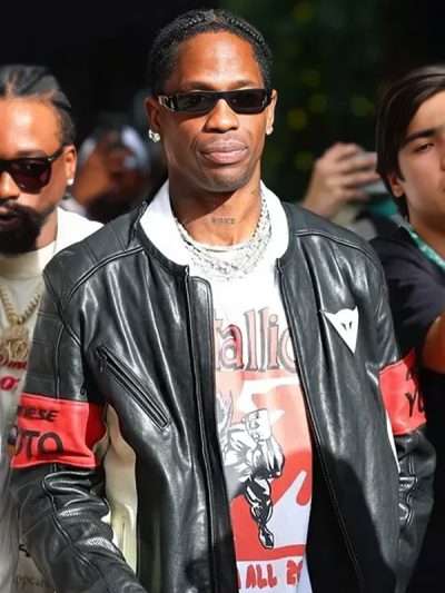 Miami Grand Prix Travis Scott Leather Jacket
