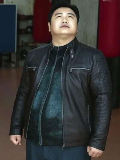 Twelve 2025 Go Gyu-Pil Black Leather Jacket